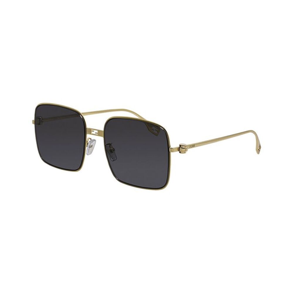 Fendi Women's Fe40123 55Mm Sunglasses, Gold